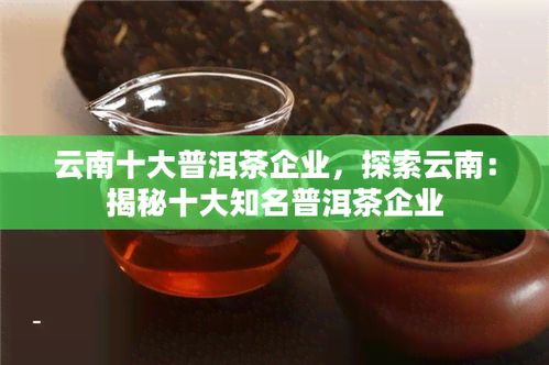 云南普洱茶排行榜 哪些知名具有商业价值